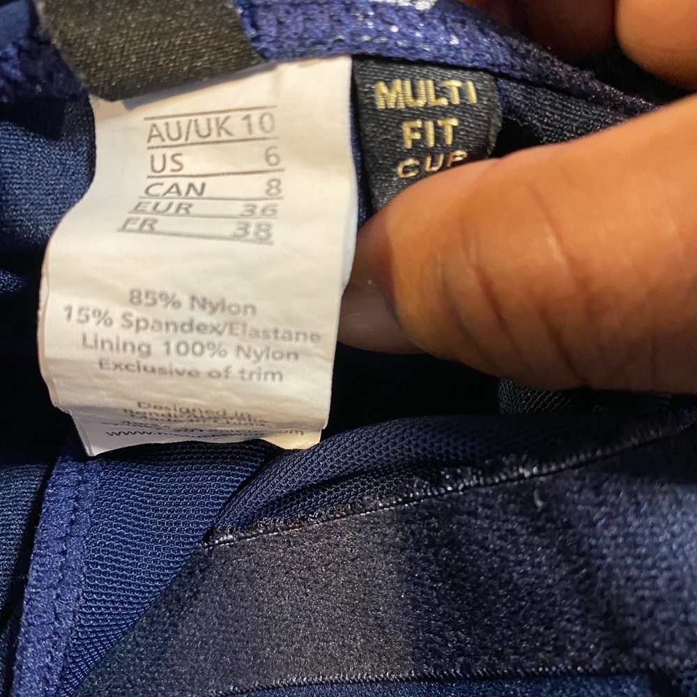 Nip Tuck Swim Foil Joanne Twist Front Tummy Contr… - image 5